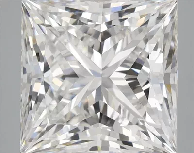 7.09ct G VS1 Rare Carat Ideal Cut Princess Lab Grown Diamond