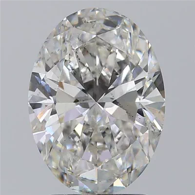 2.27ct F SI1 Rare Carat Ideal Cut Oval Lab Grown Diamond