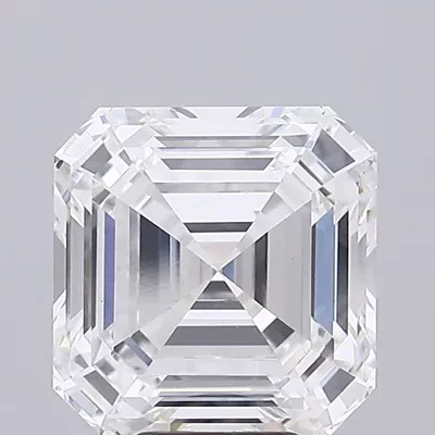 8.09ct F VS1 Rare Carat Ideal Cut Asscher Lab Grown Diamond