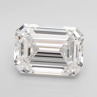 3.01ct E VS1 Rare Carat Ideal Cut Emerald Lab Grown Diamond