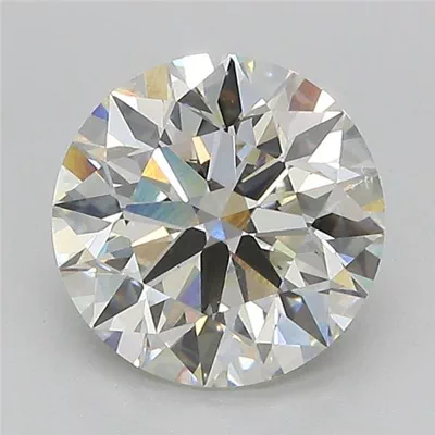 2.43ct J VS2 Rare Carat Ideal Cut Round Lab Grown Diamond
