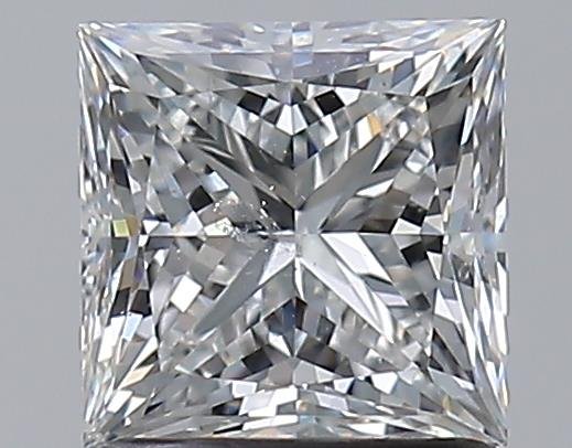 1.29ct F SI2 Rare Carat Ideal Cut Princess Diamond