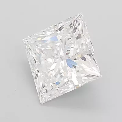 1.53ct E VS1 Rare Carat Ideal Cut Princess Lab Grown Diamond
