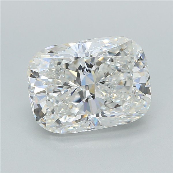 4.05ct F VVS2 Very Good Cut Cushion Lab Grown Diamond