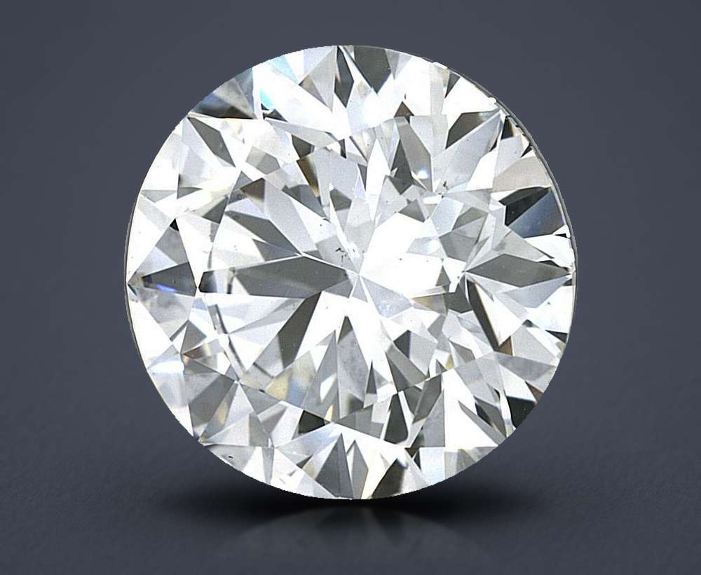 4.52ct H VS2 Rare Carat Ideal Cut Round Diamond