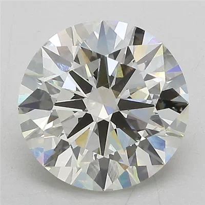 3.03ct J VS1 Rare Carat Ideal Cut Round Lab Grown Diamond