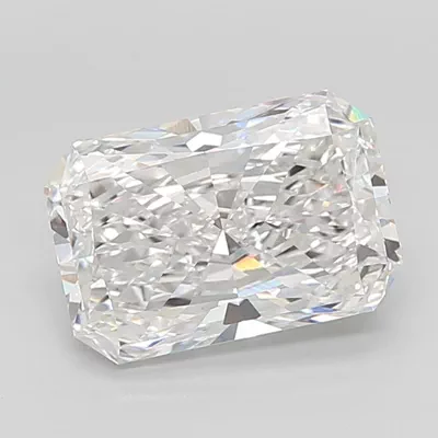 6.57ct E VVS2 Rare Carat Ideal Cut Radiant Lab Grown Diamond