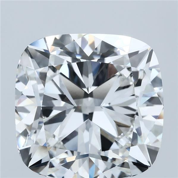 10.63ct F VVS2 Rare Carat Ideal Cut Cushion Lab Grown Diamond