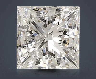 1.59ct E VS1 Rare Carat Ideal Cut Princess Lab Grown Diamond