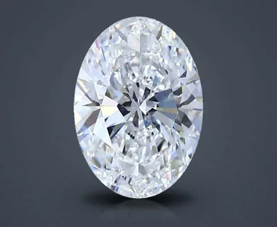 1.58ct D VVS2 Rare Carat Ideal Cut Oval Lab Grown Diamond
