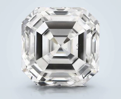 3.10ct G SI2 Very Good Cut Asscher Diamond