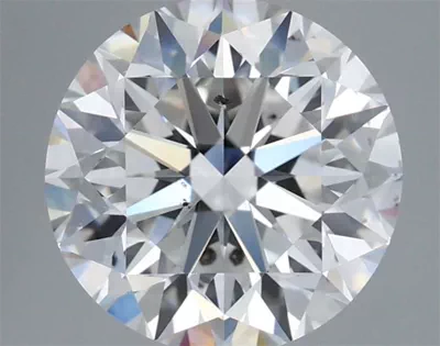 3.05ct F SI1 Very Good Cut Round Diamond