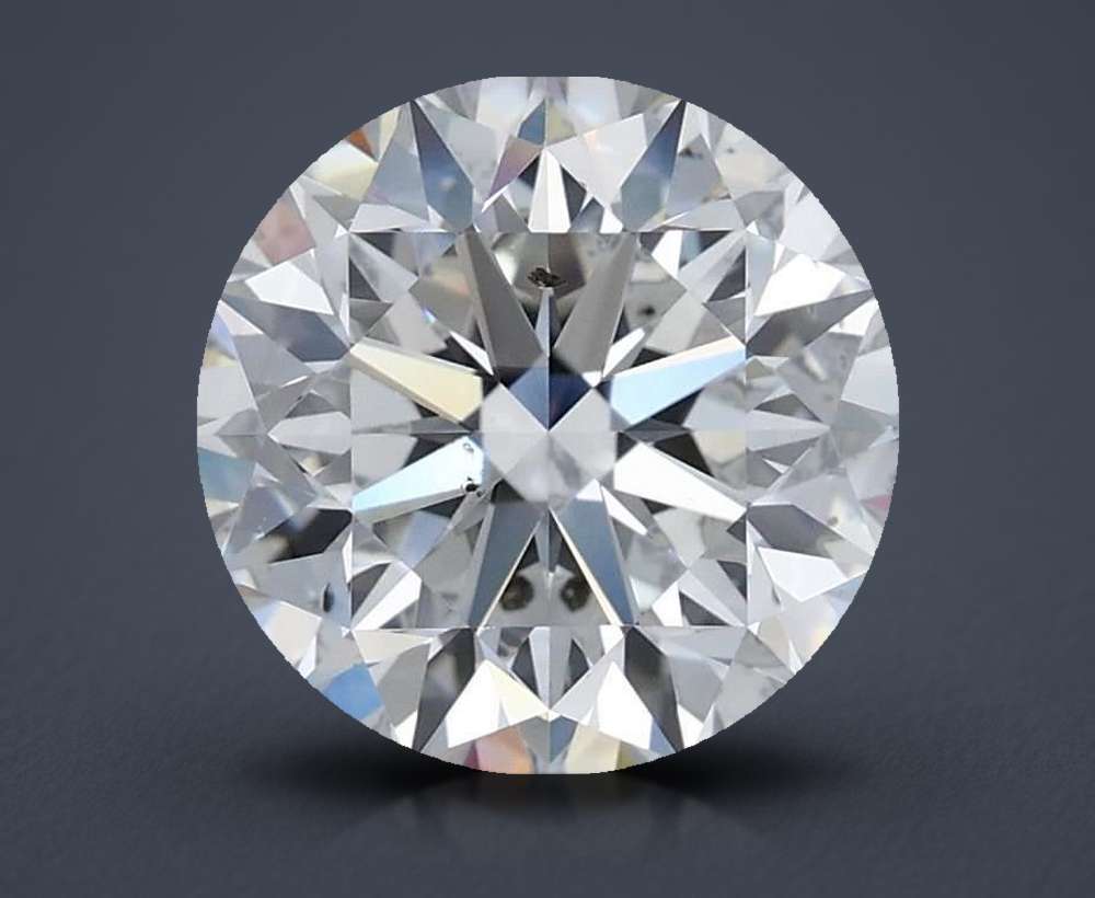 3.05ct F SI1 Very Good Cut Round Diamond