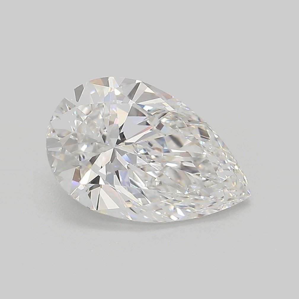 2.55ct E VVS2 Rare Carat Ideal Cut Pear Lab Grown Diamond