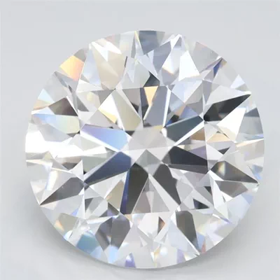 3.46ct D FL Rare Carat Ideal Cut Round Lab Grown Diamond