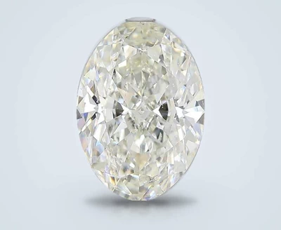 3.52ct J SI2 Rare Carat Ideal Cut Oval Diamond