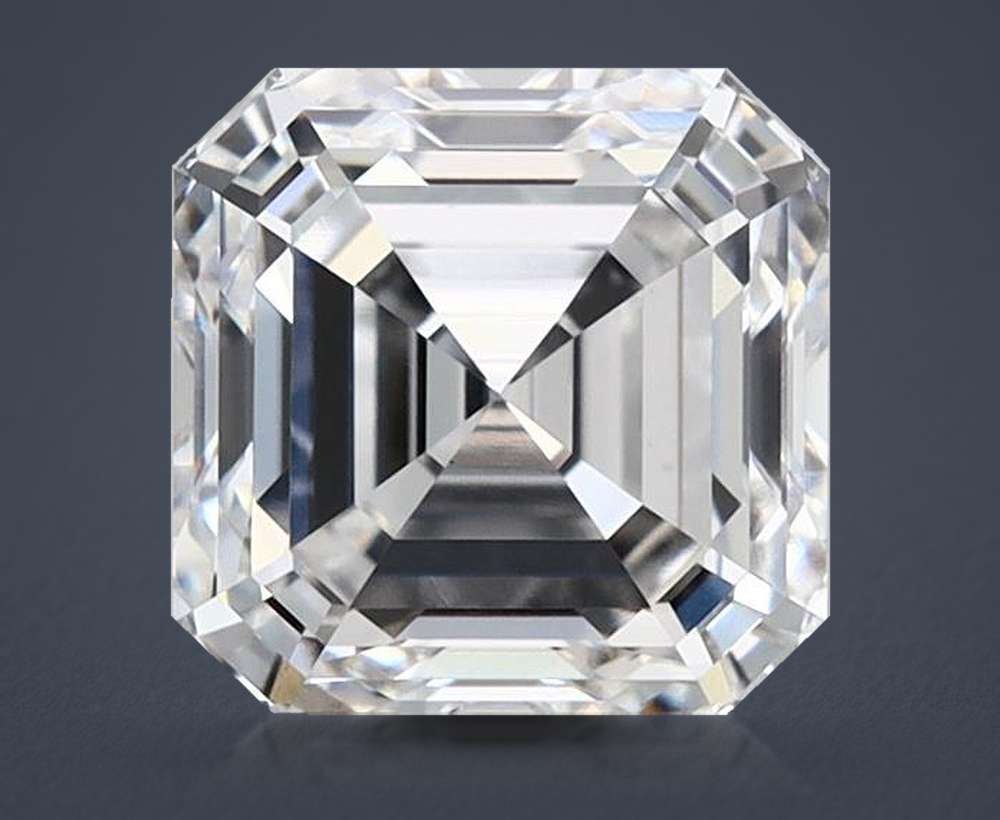 1.57ct E VS1 Rare Carat Ideal Cut Asscher Lab Grown Diamond