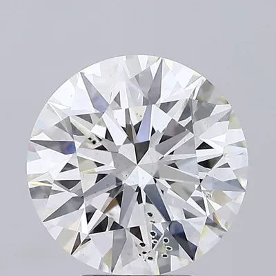 5.07ct G SI2 Rare Carat Ideal Cut Round Lab Grown Diamond
