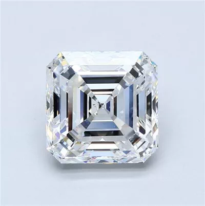 4.03ct E VS2 Rare Carat Ideal Cut Asscher Diamond