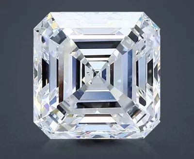 4.03ct E VS2 Rare Carat Ideal Cut Asscher Diamond
