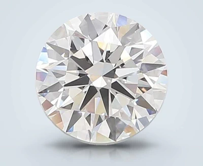 4.23ct D VVS1 Rare Carat Ideal Cut Round Lab Grown Diamond
