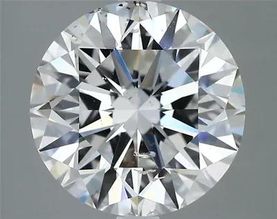 3.03ct F SI2 Rare Carat Ideal Cut Round Diamond