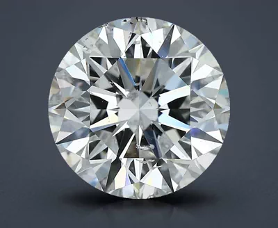 3.03ct F SI2 Rare Carat Ideal Cut Round Diamond