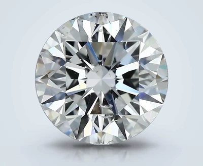 3.03ct F SI2 Rare Carat Ideal Cut Round Diamond