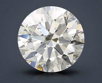 2.71ct J SI2 Rare Carat Ideal Cut Round Diamond