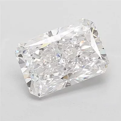 3.42ct D VVS2 Excellent Cut Radiant Lab Grown Diamond