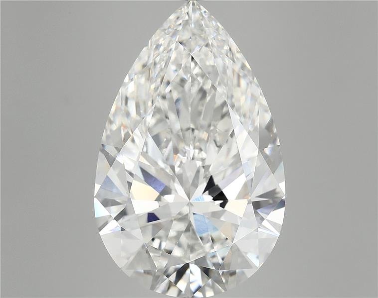 10.40ct F VVS2 Rare Carat Ideal Cut Pear Lab Grown Diamond
