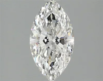 1.26ct F VS2 Rare Carat Ideal Cut Marquise Lab Grown Diamond
