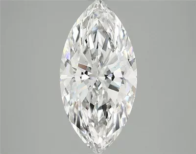 2.66ct F VS2 Rare Carat Ideal Cut Marquise Lab Grown Diamond
