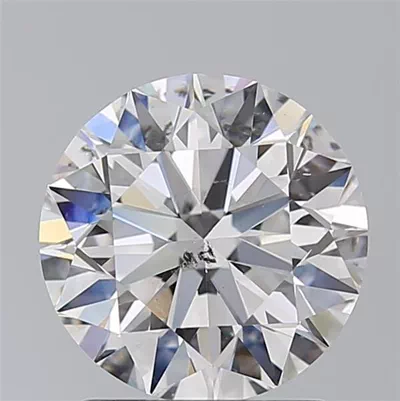 2.02ct E SI2 Rare Carat Ideal Cut Round Diamond