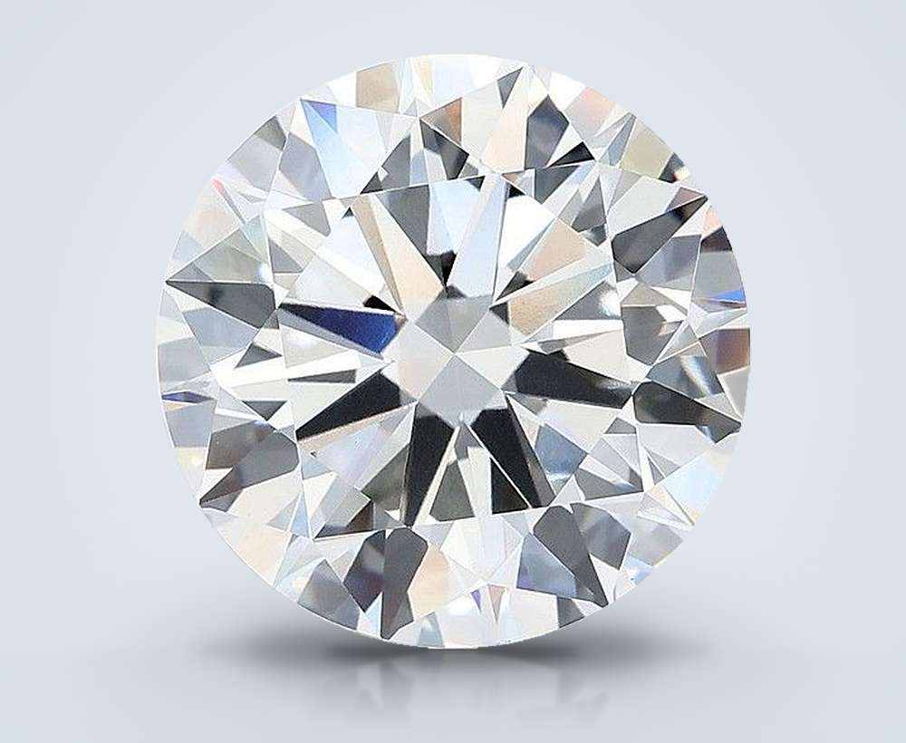 8.03ct E VVS2 Excellent Cut Round Lab Grown Diamond