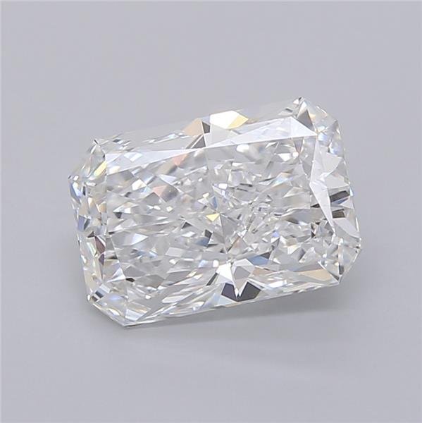 3.05ct E VVS2 Rare Carat Ideal Cut Radiant Lab Grown Diamond