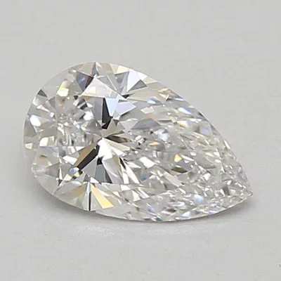 0.95ct D VS1 Rare Carat Ideal Cut Pear Lab Grown Diamond