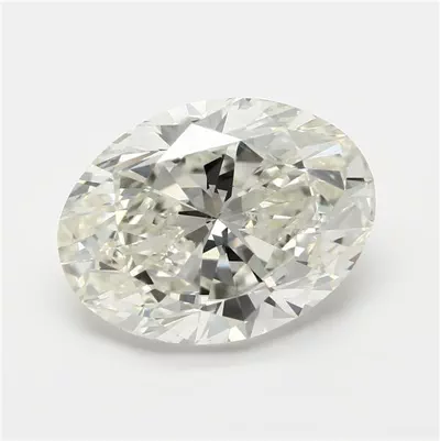 5.01ct K SI1 Rare Carat Ideal Cut Oval Diamond