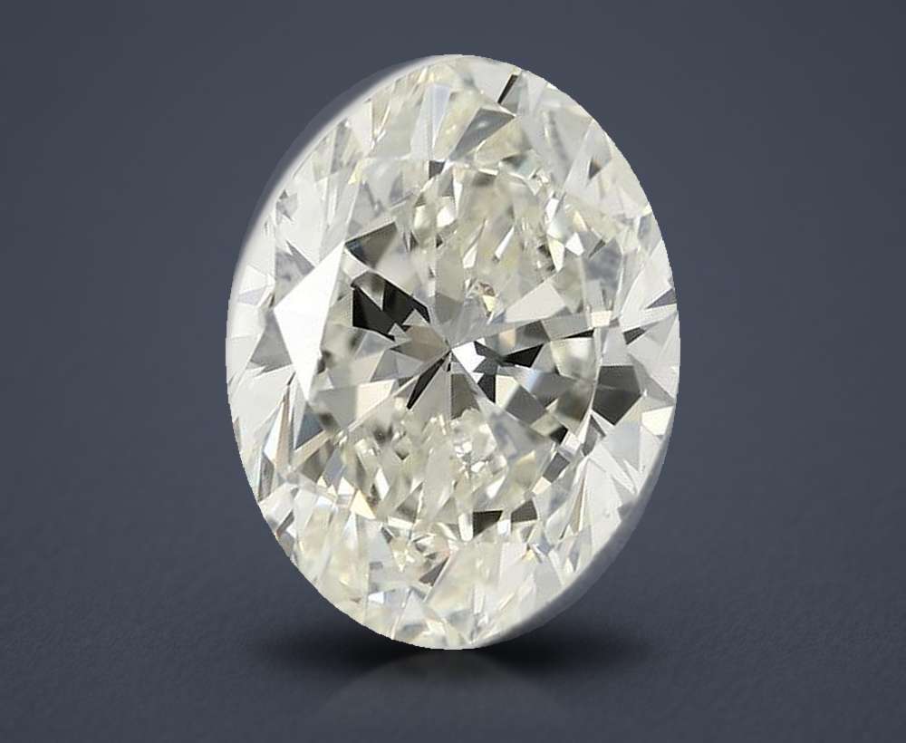 5.01ct K SI1 Rare Carat Ideal Cut Oval Diamond