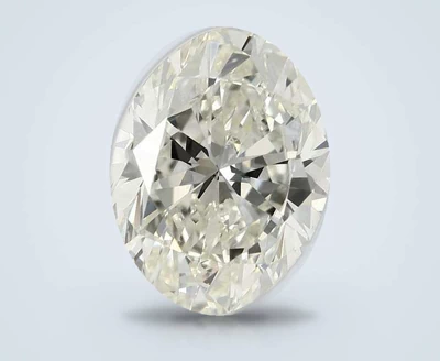 5.01ct K SI1 Rare Carat Ideal Cut Oval Diamond