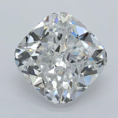 2.59ct D VVS1 Rare Carat Ideal Cut Cushion Lab Grown Diamond