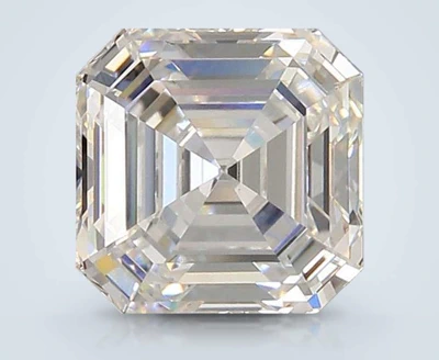 3.04ct D VS1 Rare Carat Ideal Cut Asscher Lab Grown Diamond