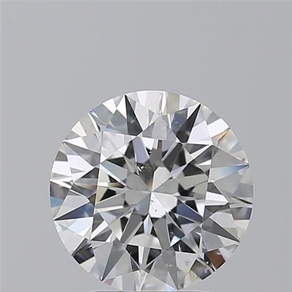 3.01ct F SI1 Rare Carat Ideal Cut Round Diamond