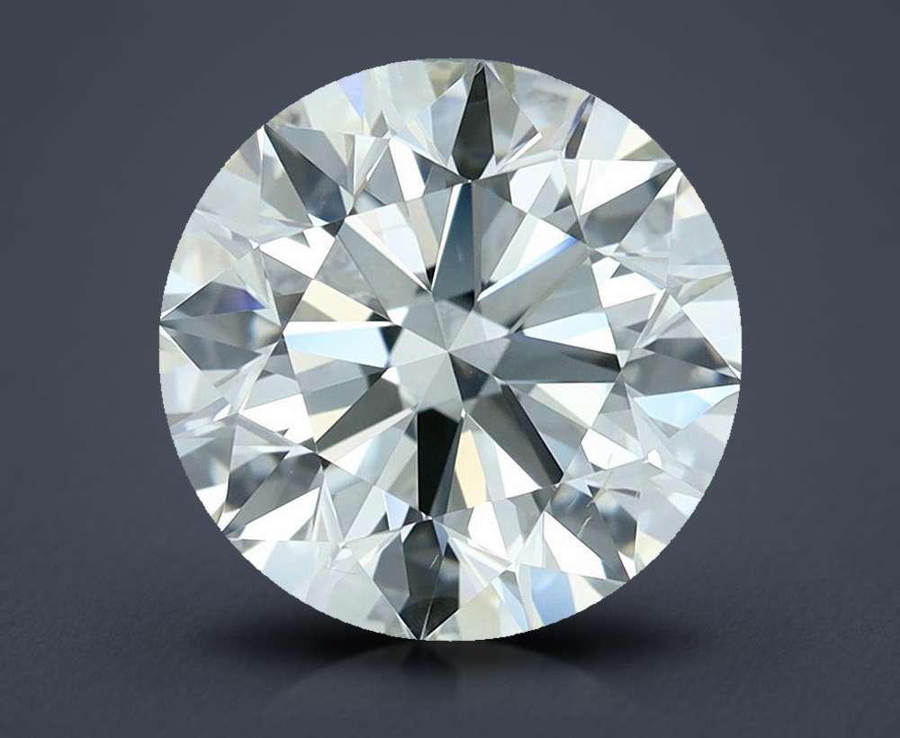 3.00ct J SI1 Rare Carat Ideal Cut Round Diamond