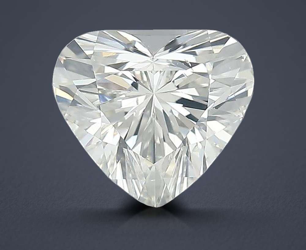 1.04ct J SI1 Rare Carat Ideal Cut Heart Diamond
