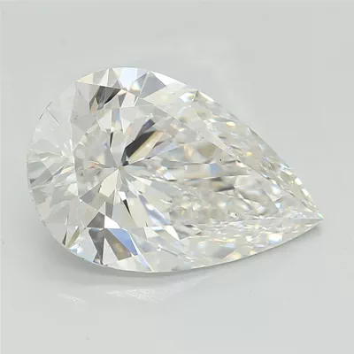 1.58ct E VS1 Rare Carat Ideal Cut Pear Lab Grown Diamond