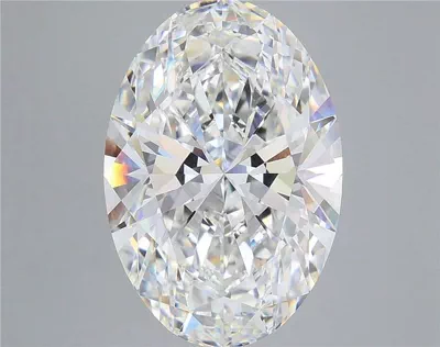 11.09ct F VVS2 Rare Carat Ideal Cut Oval Lab Grown Diamond