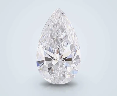 1.58ct E VS1 Rare Carat Ideal Cut Pear Lab Grown Diamond
