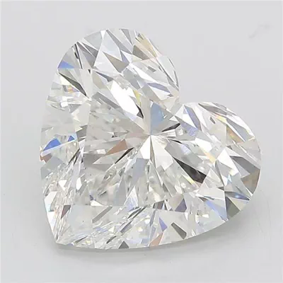 5.10ct F VS1 Rare Carat Ideal Cut Heart Lab Grown Diamond