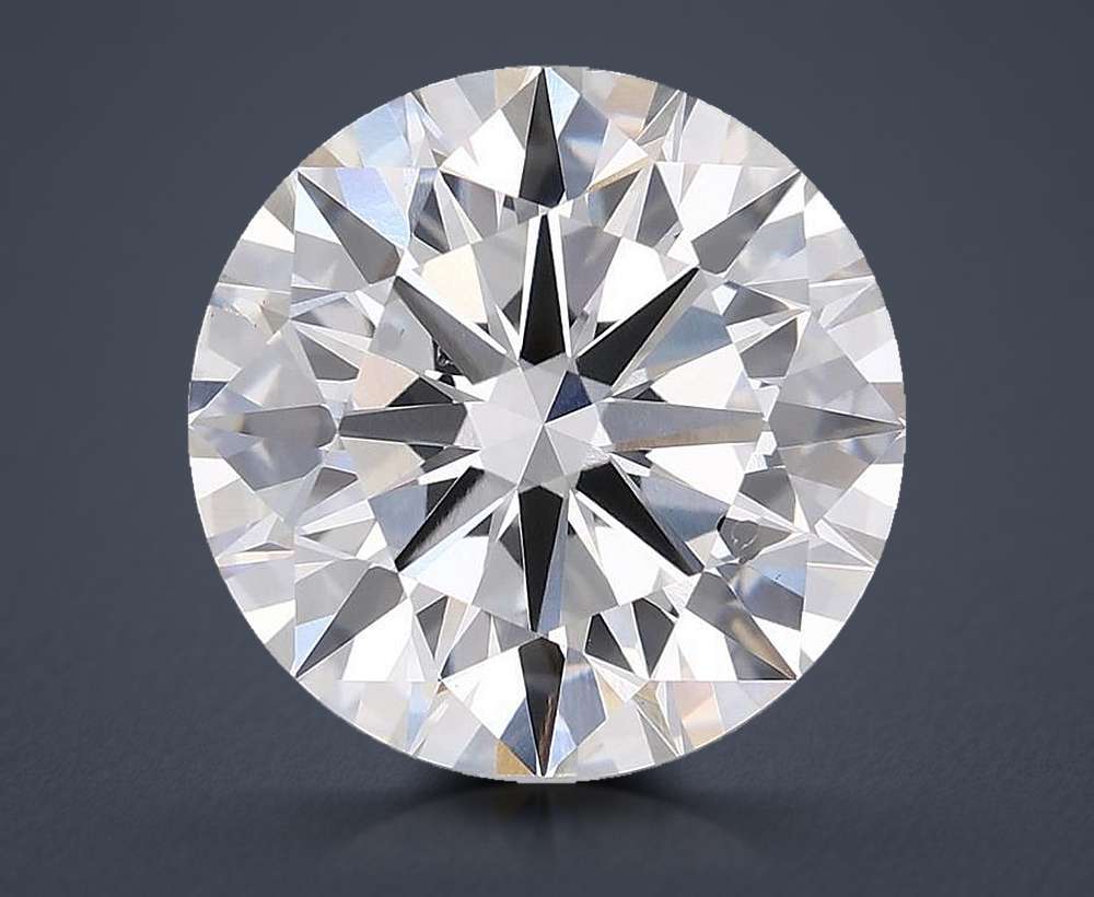 3.60ct F SI1 Rare Carat Ideal Cut Round Lab Grown Diamond